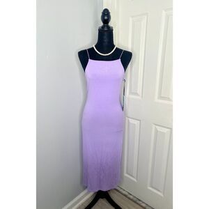 NWT‎ FUTURE COLLECTIVE LAVENDER SEXY MAXI DRESS SIZE M